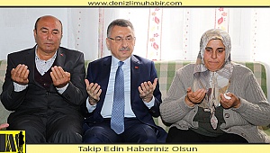Cumhurbaşkanı Yardımcısı Oktay'dan şehit ailesine ziyaret
