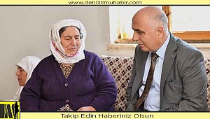 Vali  Karahan, Sipsi ustası Halime teyzeye  başsağlığına gitti