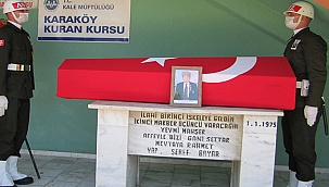 Kore gazisi Ali Yetimeli, Denizli'de son yolculuğuna uğurlandı