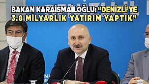 Bakan Karaismailoğlu, AK Parti Denizli İl Başkanlığı'nda konuştu:
