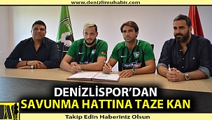 Denizlispor’dan savunma hattına taze kan