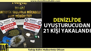 Denizli'de dev uyuşturucu operasyonu