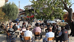 Pamukkale Belediye Başkanı Örki çiftçiler ile bir araya geldi