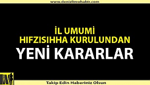 İl Umumi Hıfzısıhha Kurulu olağanüstü toplandı