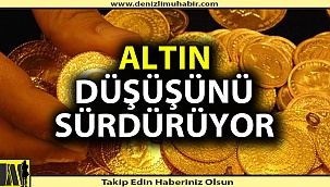 Altın düşüşünü sürdürüyor