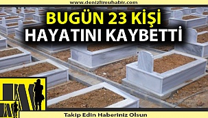 Denizli'de defnedilenler (30/01/2021)
