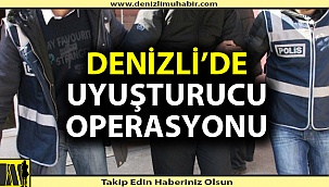 Denizli’de uyuşturucudan 17 gözaltı