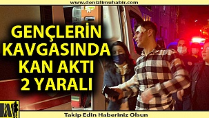 Gençlerin bıçaklı sopalı kavgasında kan aktı; 2 yaralı
