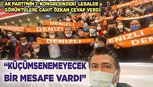 ÖZKAN: “İL KONGRELERİ ARTIŞA SEBEP OLMADI”