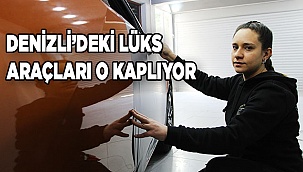 Türkiye’deki tek kadın kaplamacı lüks araçlara estetik katıyor