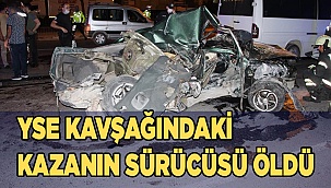 Hurda yığınına dönen otomobil ağır yaralı çıkan genç sürücü hayatını kaybetti