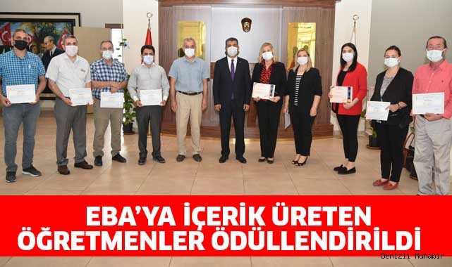 EBA’ya içerik üreten öğretmenler ödüllendirildi  