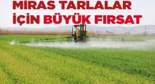 Miras tarlalar için büyük fırsat