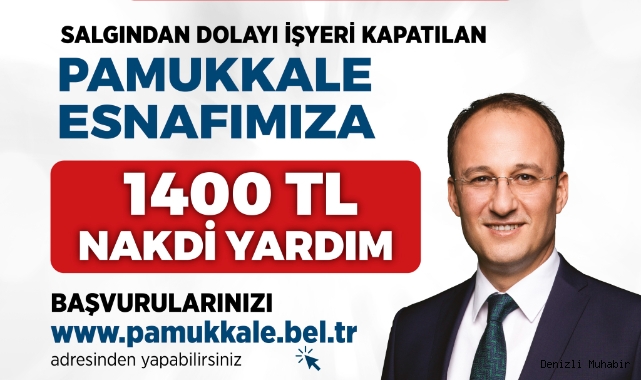 Pamukkale Belediyesinin nakdi yardım başvuruları devam ediyor  