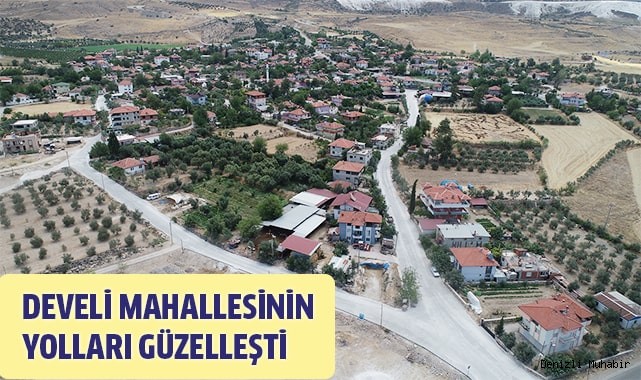 DEVELİ MAHALLESİNİN YOLLARI GÜZELLEŞTİ