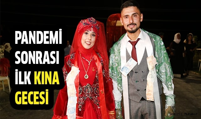 Pandemiden sonrası ilk kına gecesi