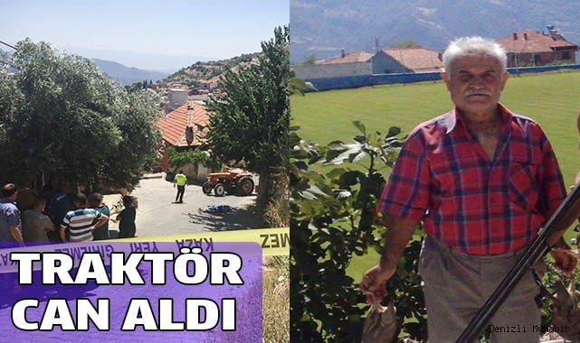 Traktör can aldı