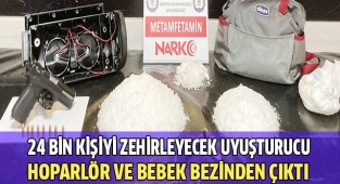 24 bin kişiyi zehirleyecek uyuşturucu ele geçirildi