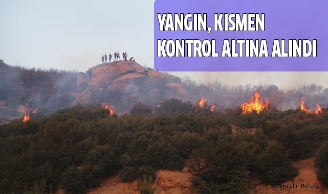 Buldan'daki  orman yangını kısmen kontrol altına alındı