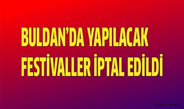 FESTİVAL ÖDENEĞİ, YANGIN BÖLGELERİNE GÖNDERİLECEK