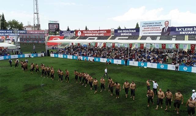 PAMUKKALE YAĞLI GÜREŞLERİ BÜYÜK YANKI UYANDIRDI