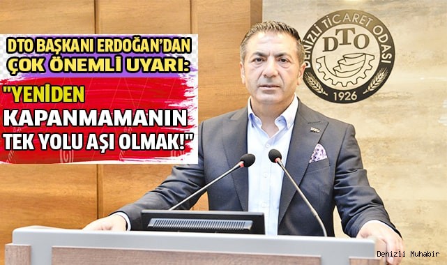 "YENİDEN KAPANMAMANIN TEK YOLU AŞI OLMAK!"