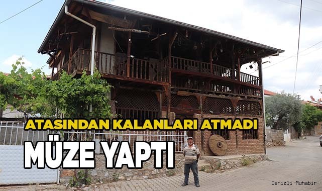 Baba ocağına dönen gurbetçi, ata yadigarıyla köyüne müze kurdu