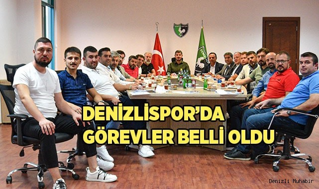 Denizlispor, görev dağıtımı yaptı