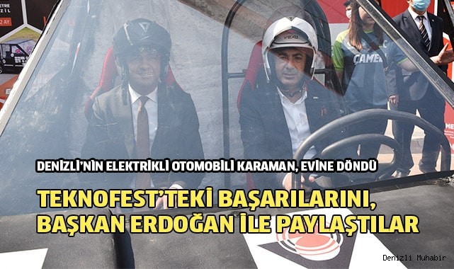 TEKNOFEST’TEKİ BAŞARILARINI, BAŞKAN ERDOĞAN İLE PAYLAŞTILAR