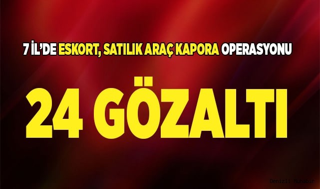 7 il'de  dolandırıcılık operasyonu: 24 gözaltı