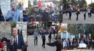 Cumhuriyet coşkusu antik kente taşındı