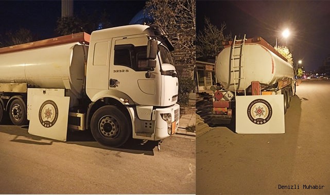 Denizli’de 16 bin litre karışımlı akaryakıt yakalandı