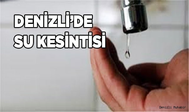 Muhtelif mahallelerde su kesintisi