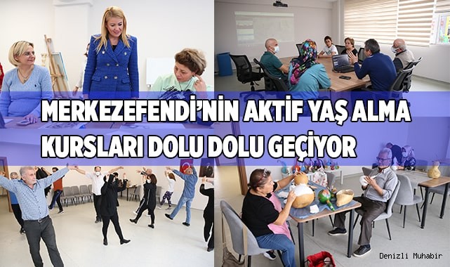 AKTİF YAŞ ALMA KURSLARINA YOĞUN İLGİ