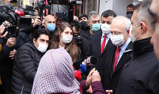 Kılıçdaroğlu, Denizli’de esnafı ziyaret etti