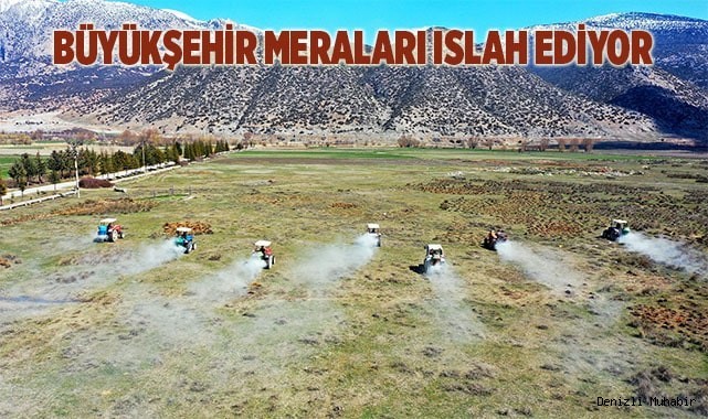 Büyükşehir meraları ıslah ediyor
