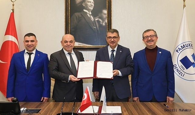 Serinhisar MYO inşaatının tamamlanması için protokol imzalandı