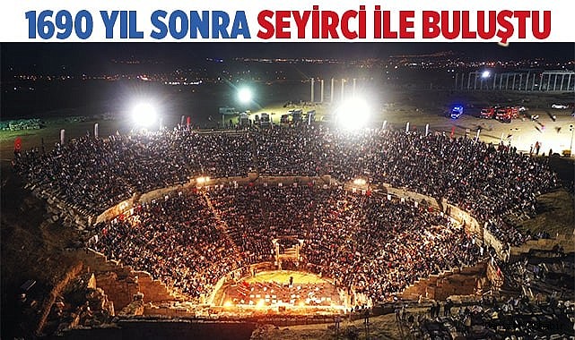 Batı Tiyatrosu 1690 yıl sonra seyircisiyle buluştu