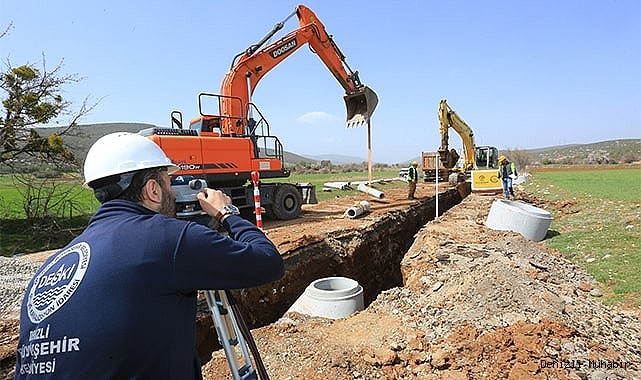Büyükşehir DESKİ'den Tavas Çağırgan’da altyapı atağı