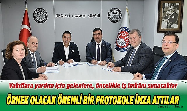 ÖRNEK OLACAK ÖNEMLİ BİR PROTOKOLE İMZA ATTILAR