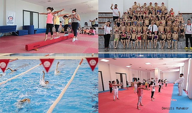BÜYÜKŞEHİR YAZ SPOR OKULLARINA YOĞUN İLGİ