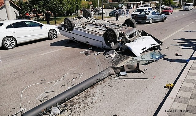 Denizli'de son 1 haftada 84 trafik kazası meydana geldi