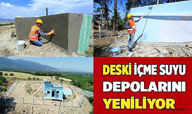 Büyükşehir DESKİ içme suyu depolarını yeniliyor