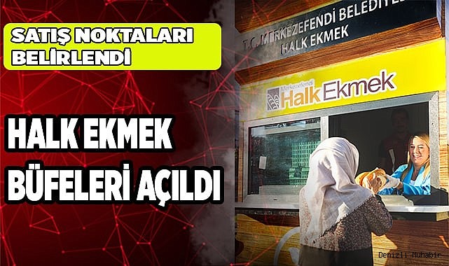 HALK EKMEK BÜFELERİ AÇILDI