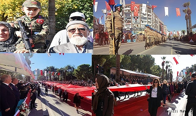 Cumhuriyet coşkusu tüm Denizli’yi sardı