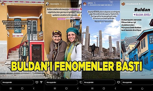 SOSYAL MEDYA FENOMENLERİ BULDAN’DAYDI