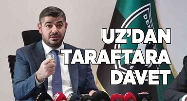 Uz’dan taraftara davet