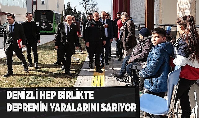 Başkan Zolan ve Vali Atik afetzedeler ile buluştu