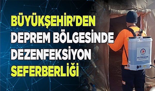 Büyükşehir'den İskenderun'da dezenfeksiyon seferberliği