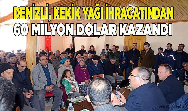 Denizli kekik yağı ihracatından 60 milyon dolar kazandı